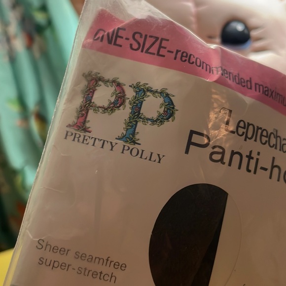 Vintage Pretty Polly Pantihose/Pantyhose Charcoal One Size 1960s/70s 🕺🏼 - Picture 8 of 8